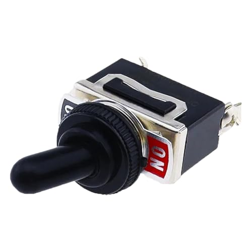 Interrupteur à bascule SPST 12V E-TEN1021 avec capuchon étanche