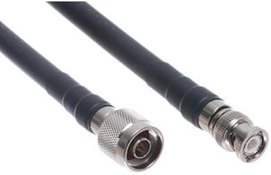 BNC Male to N Male Times Microwave LMR-400 Cable 10ft