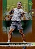 Alex Molcan trading Card (Slovakian Tennis Champion) 2024 Topps Chrome Clay Court Orange Refractor #28