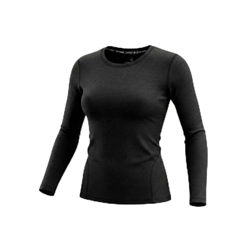 Spyder Womens Micro French Terry Long Sleeve Crew Neck Base Layer