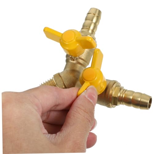 Válvula de bola para gas de latón con control de flujo preciso 5