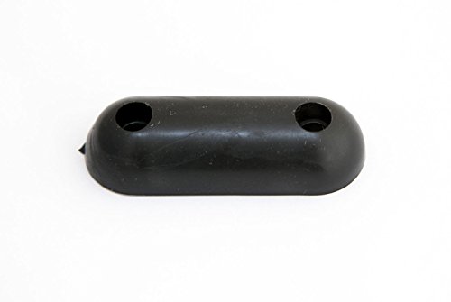 10 x Tampone ovale in gomma per sedile WC + viti