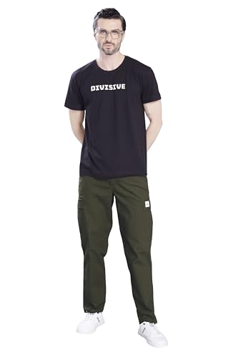 Image of DIVISIVE Men's Loose Fit Linen Blend Cotton Cargo Pants