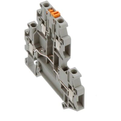3044640, Knife Disconnect Terminal Block, 2row 4conn, AWG:26-12, Screw, W:5.2mm, UTTB 2 5-MT-P/P