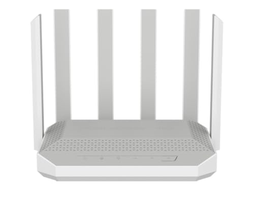 Keenetic Hero 5G (KN 4110) Módem Router AX3000 Wi Fi 6 5G Mesh con 2 Ranuras de SIM, un Smart Switch 1×2.5G y 4×1G, Puertos USB 3.0 y 2.0 multifunción
