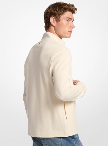 Michael Kors Men's Ribbed Knit Mock Neck Full Zip2
