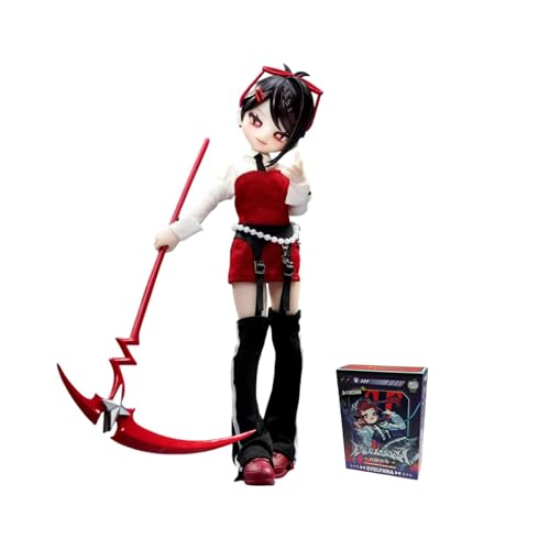 CALEMBOU BJD Blind Box, Eve Lynna V2 Dual-Faced Killer Series 18cm Ball Jointed Doll, Cute Dress Up Doll with Joints, Collection Action Figure for...