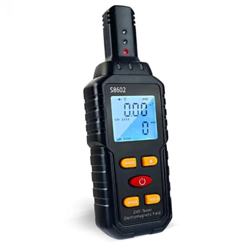 Medidor Gauss EMF 3 en 1 para radiación electromagnética miniatura 4
