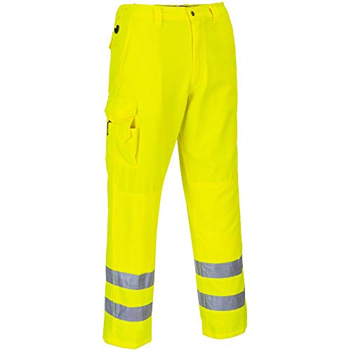 Pantalon haute visibilité de travail cargo orange AtomicSafe W38