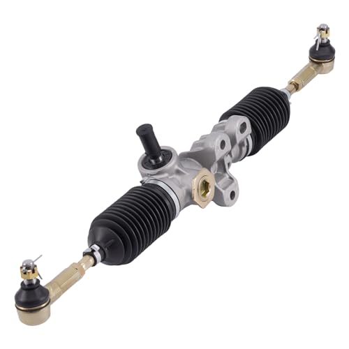 maXpeedingrods Golf Cart Steering Gear Box Assembly for EZGO RXV 2008-Up Gas Electric Carts w/Tie Rod Ends, OEM# 601500 618329 Steering Rack and Pinion