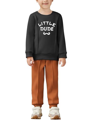 Image of Toddler Boys boys sets ,Long Sleeve Fleece Fall Winter boys sweatsuit