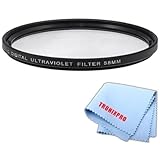 Tronixpro 58mm Pro Series High Resolution Digital Ultraviolet UV Protection Filter + Tronixpro Microfiber Cloth