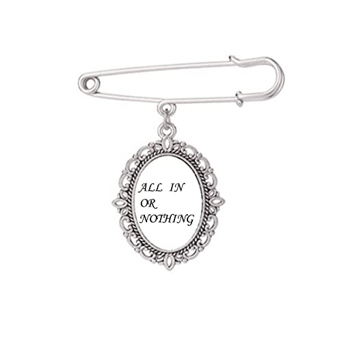 Broche Art Déco All In or Nothing : accessoire idéal pour sublimer une robe