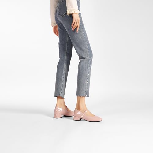 Womens Mary Jane Flats Shoes Comfort Flats Shoes Dressy Casual Square Toe Shoes2