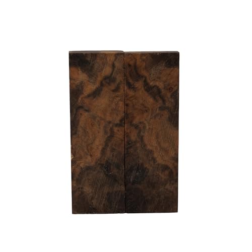 IECAP LLC Bookmatched Ironwood Knife Handle Scales (Premium Burl Ball