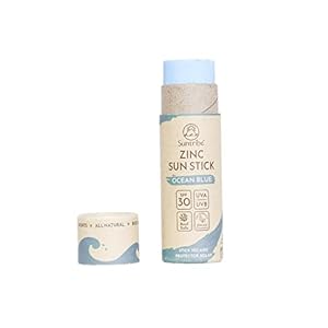 Suntribe 100% Natuurlijke Zink Stick Zonnecrème SPF 30 – Mineraal UV-filter (Niet-Nano Zinkoxide) – Biologisch…