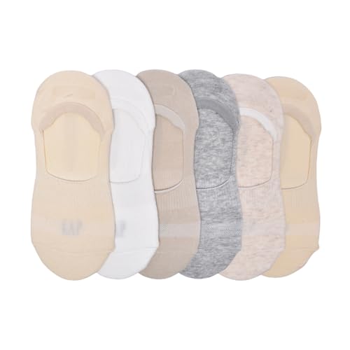 Image of GAP Women's No Show Socks, Multi-pack Adult Socks, Soft & Stretchy