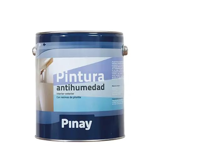 PINAY Pintura Antihumedad Mate 4L (Cemento, Yeso, Piedra, Ladrillo) 12 sq ft/litro