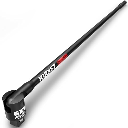 KIRXST 3/4" Drive Heavy Duty Breaker Bar, 1040mm (1 Metre) Power Breaker Knuckle Bar, Flexible Handle Breaker Bar, Extra Long Extension Breaking Bar