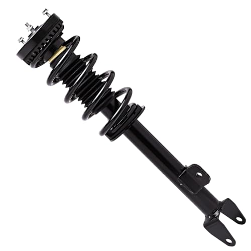 Image of Detroit Axle - Front 8pc Struts Kit for 12-14 Dodge Challenger Charger, 2 Struts & Coil Spring 2 Sway Bar Links 4 Tie Rod Ends 2012 2013 2014 Replacement Suspension