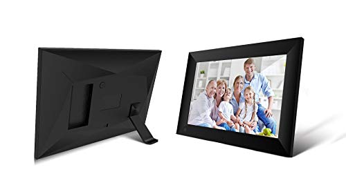 ACEMAX 10.1 Inch 16GB Smart WiFi Cloud Digital Photo Frame APP(Android&iOS) Instantly Share Photos Worldwide 1280x800 IPS High Resolution Touch Screen Portrait and Landscape Wall-Mountable (Black)