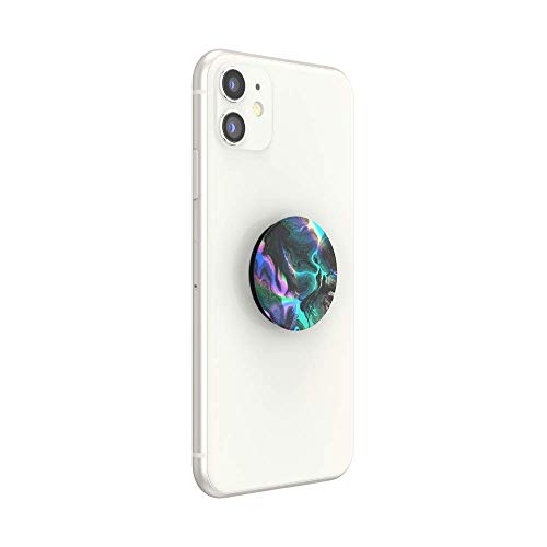Image of PopSockets Adhesive Phone Grip, Holder, Phone Stand, Rainbow - Oil Agate