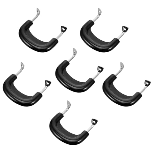 GETAJGHSD 6 Mangos de Oreja de Sartén de Acero Inoxidable Pequeñas, Accesorios de Repuesto para Ollas Resistentes al Calor, Mangos Ergonómicos para Utensilios de Cocina Doméstica