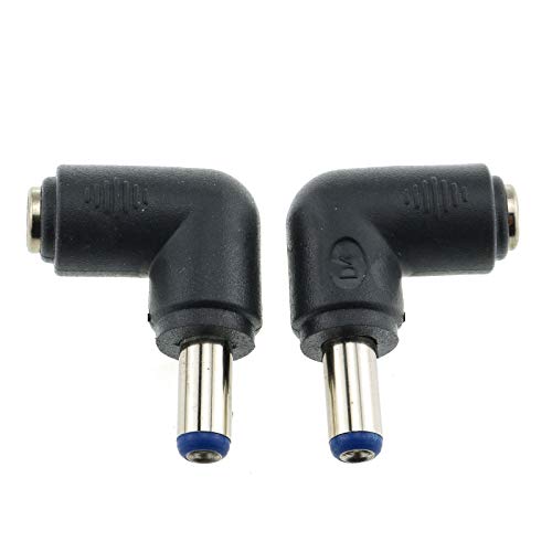 Adaptador Conector DC 5.5x2.1mm Ángulo 90° Pack 2 miniatura 3