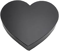 Vista 3 de WENPACK Caja de regalo vacía en forma de corazón Embalaje de fresa (negro)