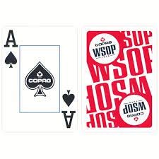 Copag Pack Of Two Poker Cards 100% Plastic Wsop, 98656 #TOP4