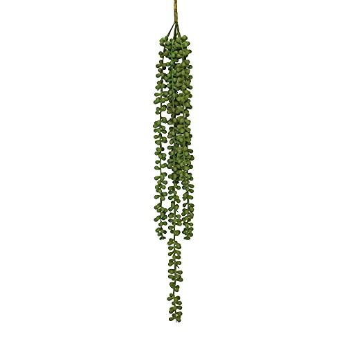 Pendente Suculenta Artificial Rosário 70cm | Linha Jardim Vertical Formosinha