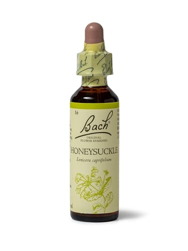 Image of Bach Original Flower Remedies Honeysuckle, Live The Day, Embrace The Now, Emotional Wellness, Natural Flower Essence, 20ml