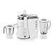Sujata Powermatic Plus Juicer Mixer Grinder|900 Watts Double Ball Bearing Motor|22000 RPM|Non-Stop 90 Mins Running|2 Jars including 1750ml Blender, 1000ml Grinder Jar| (White)