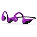Bone Conduction Headphones Bluetooth Wireless Titanium HiFi Stereo with Mic for Running Driving Cycling Waterproof Open Ear Sports Headsets for Android (Purple)