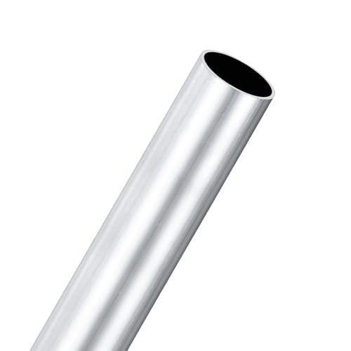 M METERXITY 1-Pack 300mm 6063 Aluminum Round Tube, 32mm ID 3