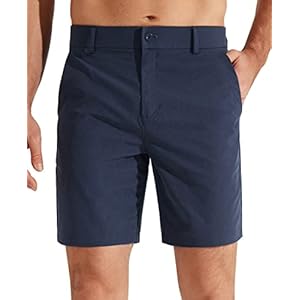 Libin Men’s Golf Shorts 7″ 9″ Work Dress Shorts Casual Flat Front Hybrid Shorts Lightweight Quick Dry Water Resistant