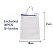 Ouvlaiz 3 Pack Hanging Mesh Laundry Bags with S Metal Hooks,10x12 Inch Hanging Socks Laundry Bags, for Washing Machine