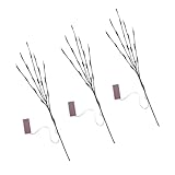 Lumière de branche d'arbre à LED - décoration de vase, fenêtre, porche, salon, salle à manger, etc., lampe de vigne artificielle