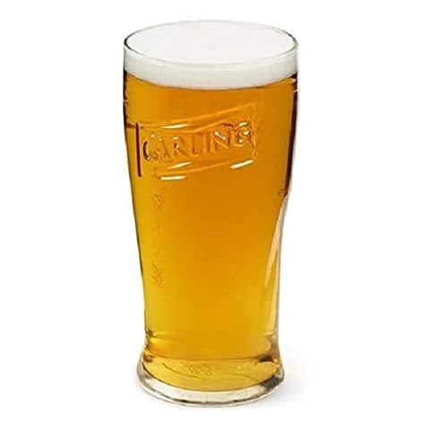 Personalised 1 Pint Embossed Carling Lager or Beer Glass; Fantastic Gift for Birthdays, Christmas or Father's Day - Enter Your Own Custom Text Cover
