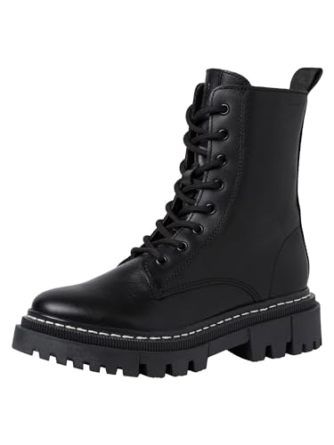 Tamaris Damen Stiefel Leder schwarz 38