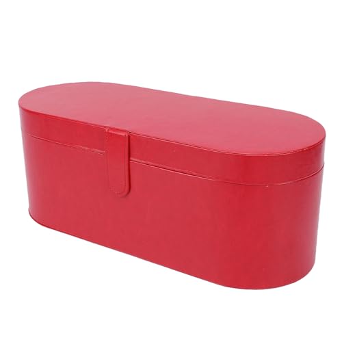 Sac de voyage pour outils de cheveux rouge Focket en PU anti-rayures 13,2x5,5x5,1