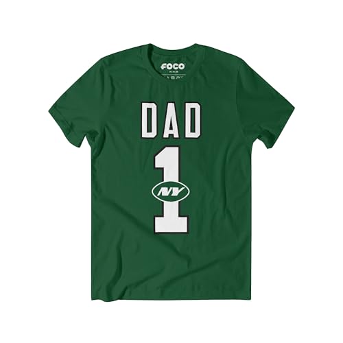 Image of FOCO NFL Mens NFL Team Logo Tee Shirt #1 Dad T-Shirt