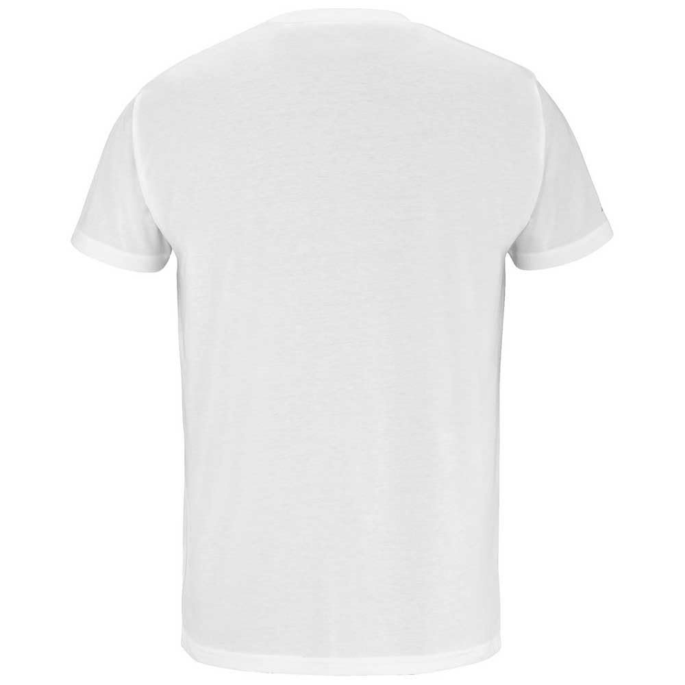 Babolat Exercise Big Flag tee Hombres Camiseta De Manga Corta Blanco