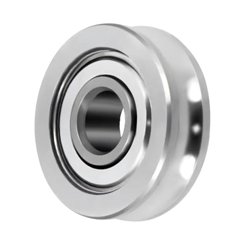 Poulie de guidage à billes U604ZZ 4x13x4mm galet rainure en U pour rail mouvement linéaire