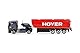 Herpa LKW Modell Man TGS TN Benzintank-Sattelzug Hoyer, Miniatur im Maßstab 1:87, Sammlerstück, Made in Germany, Kunststoff