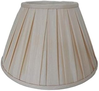 Enya 14" Cream Box Pleated Lampshade