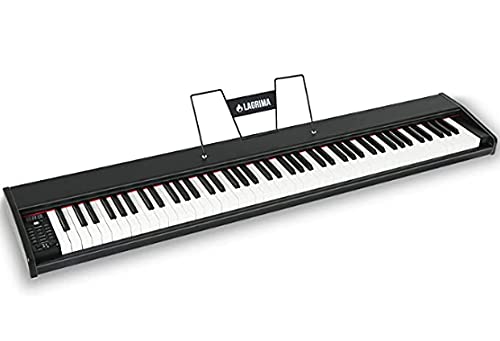 Amazon | Moukey 電子ピアノ 88鍵盤 ブラウン フルサイズ MIDI 温かみ 