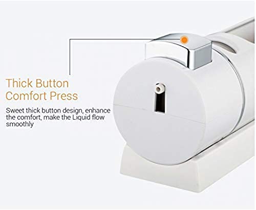 Image of Stainless Steel Towel Ring (6 inch) + 400ml Wall Mounted Transparent Liquid Soap Dispenser | Rust Free Durable Bathroom & Kitchen Wash Area Accessories Combo Set (1 Set)