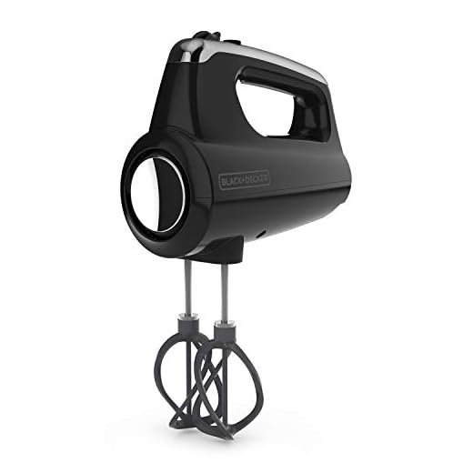 BLACK+DECKER MX600B Helix Performance Premium 5-Speed Hand Mixer, B07G3N1PQS, Black