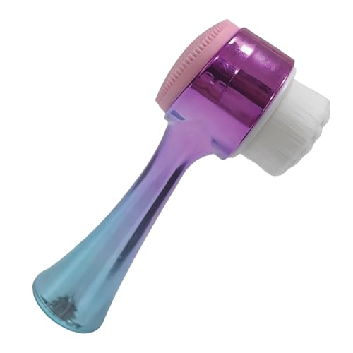 Image of TEMPERIA (1 pcs) 2 in 1 Silicone Face Scrubber Brush for Men & Women - Facial Massager Tool for Cleansing - Exfoliating Brush for Face Wash Scrub (MN01)
